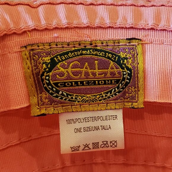 Scala Packable and Washable Ribbon Sun Hat - Picture 4 of 10